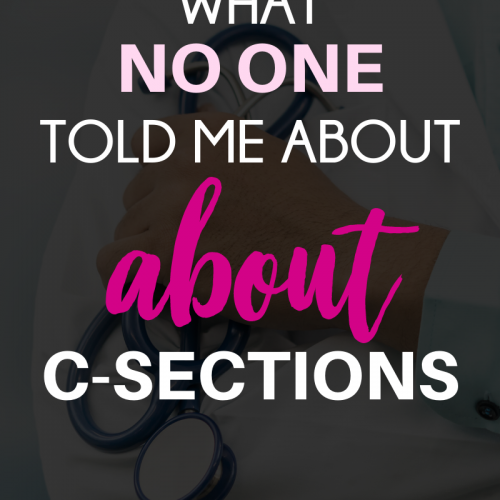 A c-section can be a scary experience, and it's hard to know what to expect. Here's a list of things I wish I would have known about c-sections. I certainly wasn't prepared for the gas pains or vomiting! C-section recovery is no joke! #cesarean #postpartum #laboranddelivery #csections