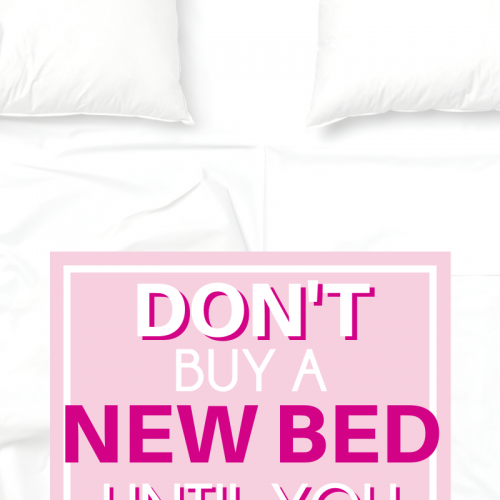 This is so smart! If your mattress sucks, READ THIS before you shell out tons of money to buy a new bed! This bedding hack to help improve sleep is great for thrifty moms who need more zzzs. #memoryfoam #mattresstopper #sleep #sleephacks