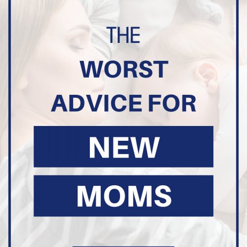 Whether you're a new or seasoned mom, you've probably heard a lot of parenting advice. Some of the tips for new moms can be helpful, but a lot are not, and there's one piece of advice that's the worst. This cliche offers no encouragement and can create mom guilt, especially if you're already feeling new mom anxiety. This is the worst advice for new moms #newmom #momtips #firstpregnancy #encouragementformoms #newmomadvice #motherhood #rawmotherhood