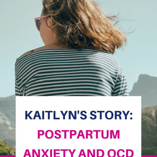 Kaitlyn's true story of mothering with postpartum anxiety and perinatal OCD is a must-read! If you're a mom who's struggling, you're not alone. Learn about postpartum obsessive-compulsive disorder and anxiety. This is a story from the Raw Motherhood series. #rawmotherhood #anxiety #PMAD #mentalhealth #postpartum #OCD