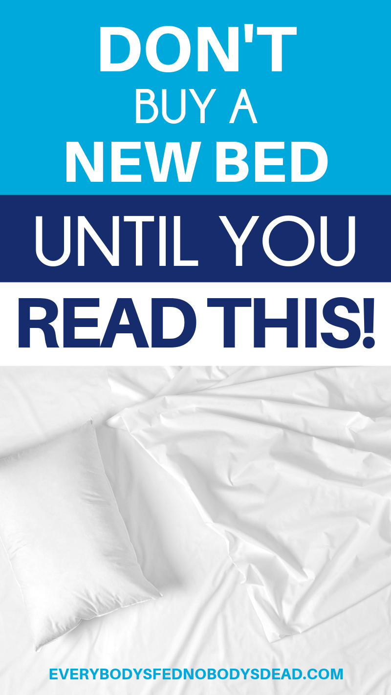 This is so smart! If your mattress sucks, READ THIS before you shell out tons of money to buy a new bed! This bedding hack to help improve sleep is great for thrifty moms who need more zzzs. #memoryfoam #mattresstopper #sleep #sleephacks