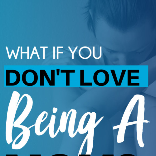 If you feel like you just don't love being a mom, this is definitely a must-read. Sometimes motherhood is hard, and it's okay if you struggle to find the joy in parenting. You don't have to love every minute of motherhood. So what if you don't love being a mom? Can you learn to love being a mom? Let's have an honest talk about what's it's like when you discover that being a mom isn't as fun as you thought it would be.