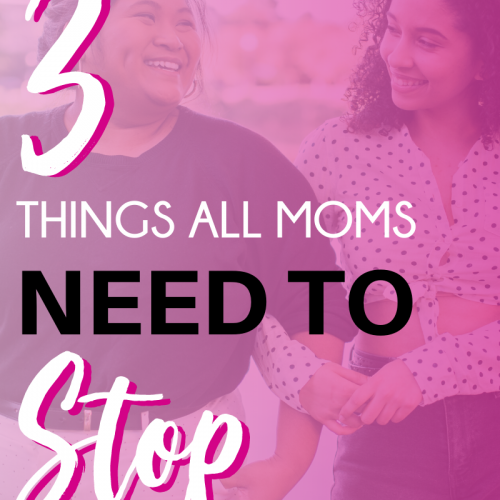 Moms, stop saying these three words - they're hurting you! You are in control of your own life, and you choose how it looks. This post has some great motivation and inspiration, as well as a few good tips and tricks. Let's talk about saying 'sorry' and how stressful busyness can be. #truths #motherhood #girlstopapologizing