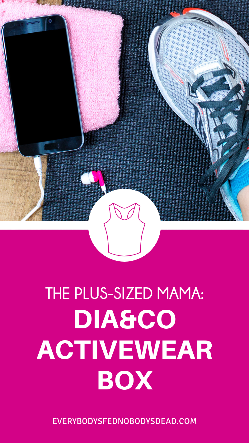 Hey, plus-sized mama! Just because you\'re a curvy girl doesn\'t mean you don\'t deserve workout clothes that fit! Check out Dia&Co, a plus size company offering activewear boxes just for you. See my personal unboxing and the awesome items I got to try, including plus-sized sports bras. No more suffering through uncomfortable clothing - exercise in trendy, plus size outfits.#fittothrive #dia #plussize #activewear