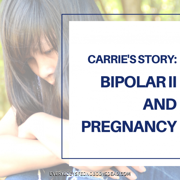 Carrie's story of struggling to get pregnant while managing bipolar II is raw and real. After being diagnosed with bipolar depressive disorder at 28, Carrie fought an uphill battle to get pregnant and keep her mental health in check. Thankfully, she had an incredible support team behind her, as well as a mental health care plan in case things got bad. Learn more about bipolar, adoption with depression, and mental health care plans in this story from the #RawMotherhood series. #bipolar #pregnancy