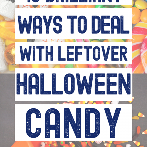 Leftover Halloween candy? Here are 15 great ways to use up leftover candy! Includes crafts with candy wrappers, Halloween candy science projects, leftover candy recipes, Halloween candy donations, the Halloween Switch Witch, and more... These fun and delicious ways to use up leftover candy will make Halloween a breeze. Don't waste time and energy on a power struggle with your kids when you can both find a compromise. Celebrate #Halloween without worrying about how to get rid of leftover candy.