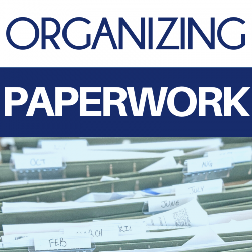 Tired of constantly organizing paperwork? Check out the simplest paperwork system for busy moms! This organization system only requires a few hours a year. Eliminate paper clutter in your home with this easy and cheap DIY paper system. Includes a step-by-step process for how to organize your papers, steps for how to reduce the papers that come into your house, resources for eliminating junk mail, and great products to help you keep your home organized.