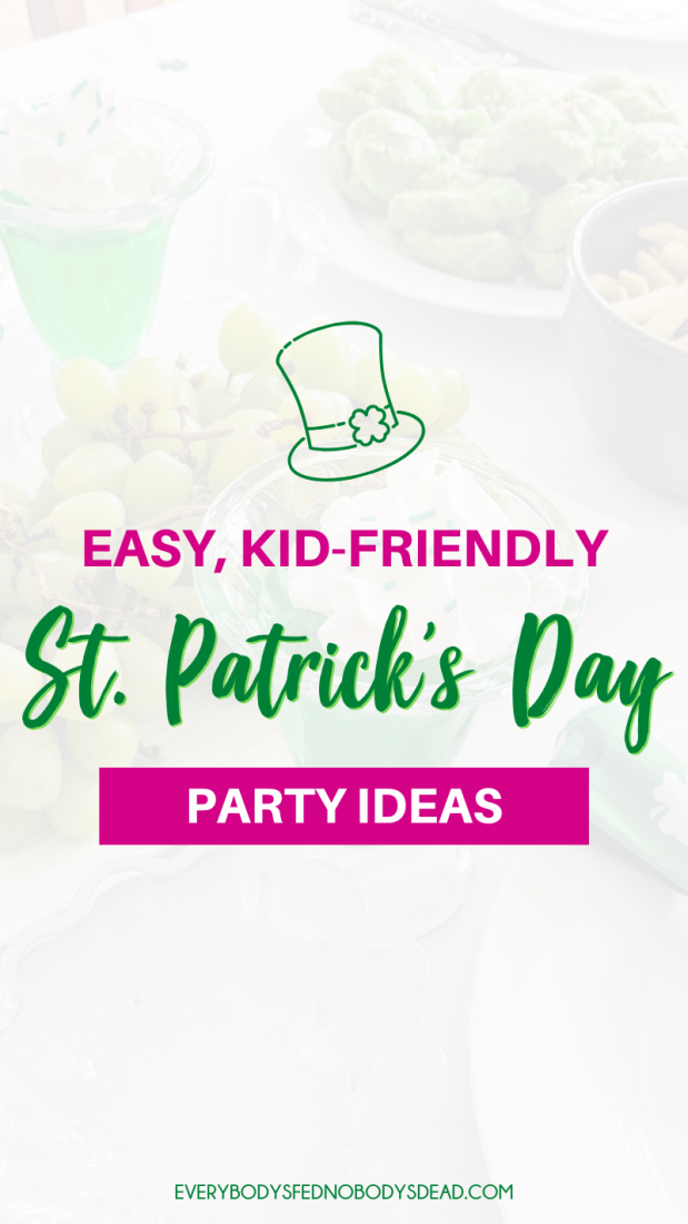 St. Patrick's Day Party and Free St. Patrick's Day Scavenger Hunt! Throw a St. Patrick's Day Party your kids will love with green foods, crafts and games, cheap decorations, and a free St. Patrick's Day scavenger hunt printable. St. Patrick's Day party ideas | St. Patrick's Day craft ideas | St. Patrick's Day decor | St. Patrick's Day free game | St. Patrick's Day kid's game | green food ideas | St. Patrick's Day food ideas | St. Patrick's Day Kid Party | St. Patrick's Day 2020 #stpatricksday