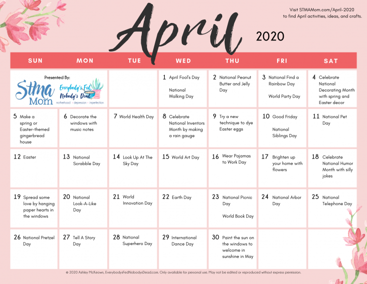 April 2020 Quarantine Activities
