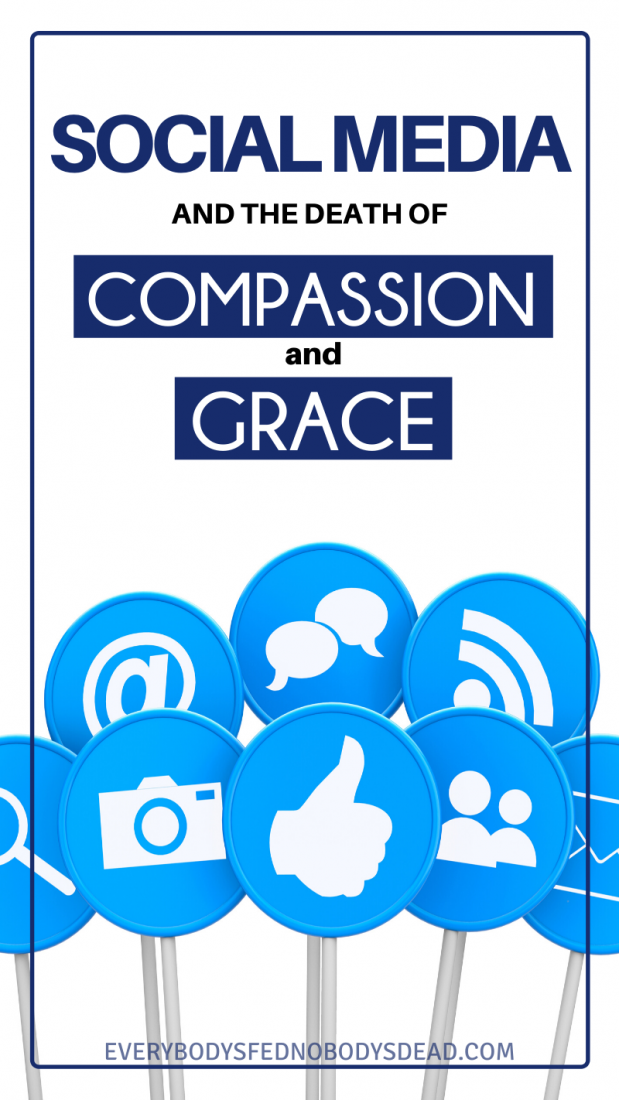 Social Media and the Death of Compassion and Grace - Feeling overwhelmed and exhausted by social media in 2020? Thanks to the "Karens", social justice warriors, and self-proclaimed "experts," every day can leave you feeling emotional burnout. Everyone is an expert on social media, and with the controversies surrounding black lives matter, social distancing, mask-wearing, and the upcoming election, it might be time to consider taking a break from social media. #blm #detox #mentalhealth #sharelove